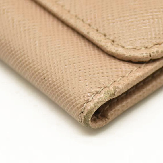 Prada  Saffiano 4 Key Holder Beige