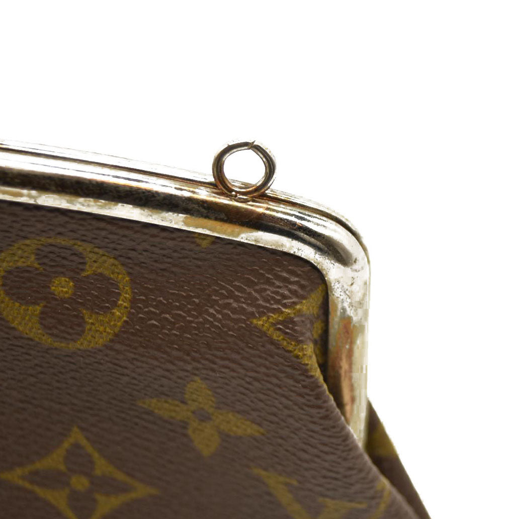 Louis Vuitton  Monogram Kisslock Coin Purse
