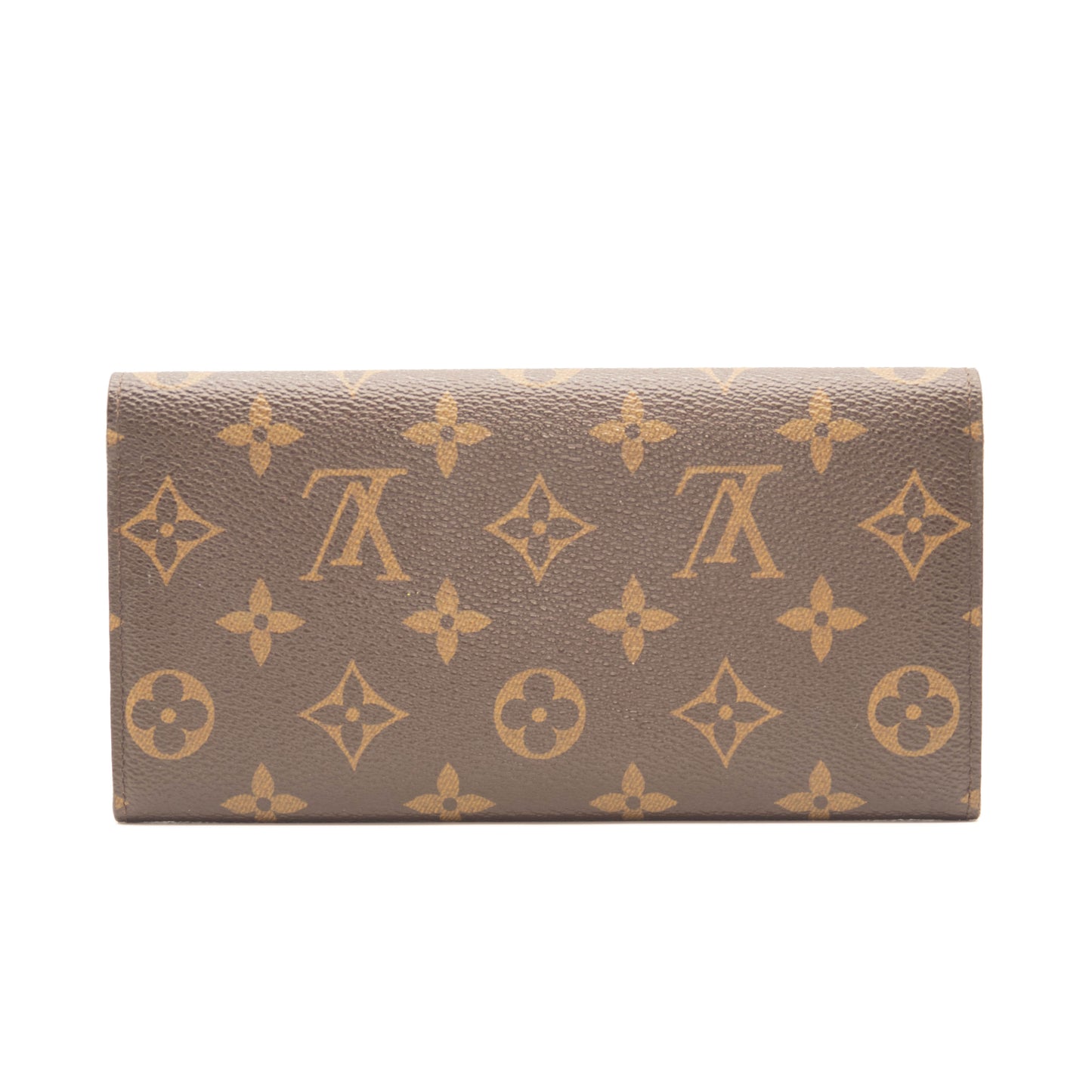 Louis Vuitton Monogram Emilie Wallet Red