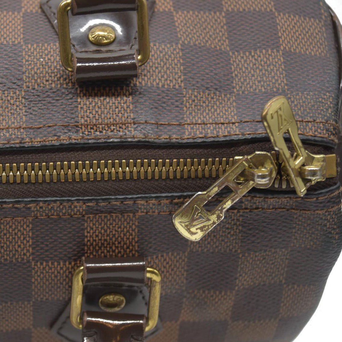 Louis Vuitton  Damier Ebene Speedy Bandouliere 25