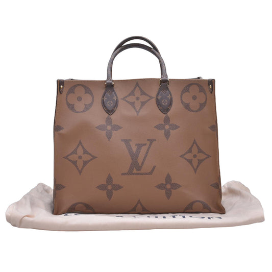 $3300 2019 Louis Vuitton Reverse Monogram Giant Onthego MM FL5109