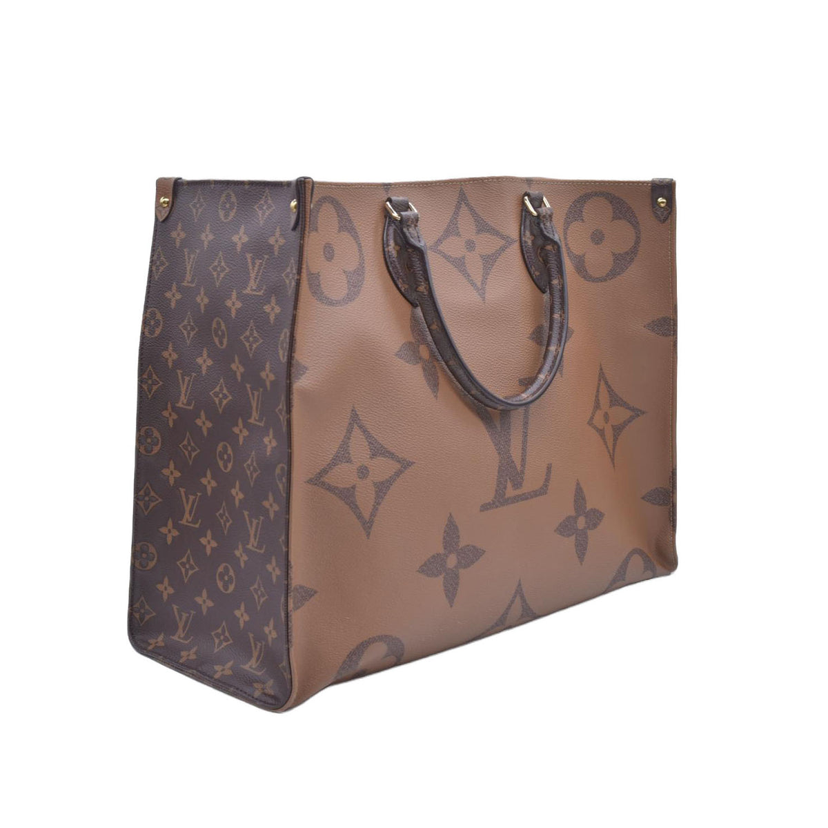 $3300 2019 Louis Vuitton Reverse Monogram Giant Onthego MM FL5109