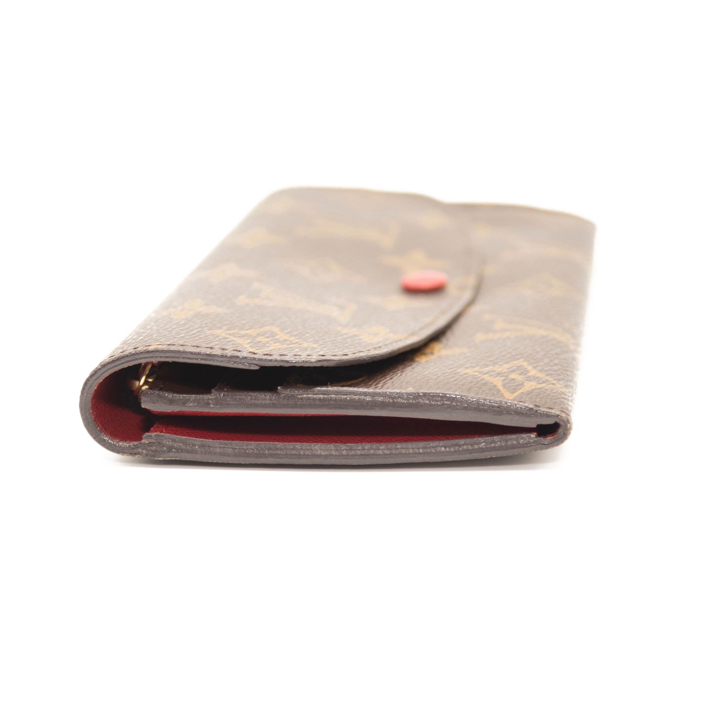 Louis Vuitton Monogram Emilie Wallet Red