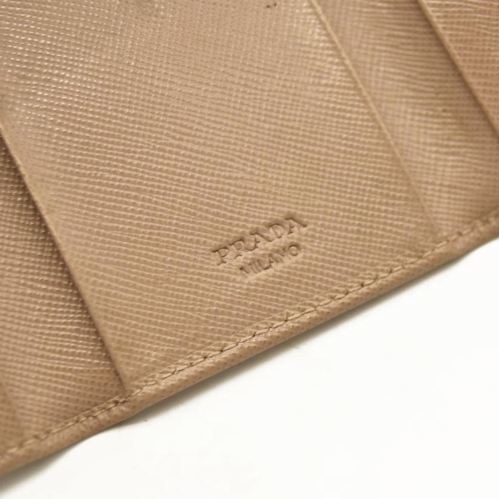 Prada  Saffiano 4 Key Holder Beige