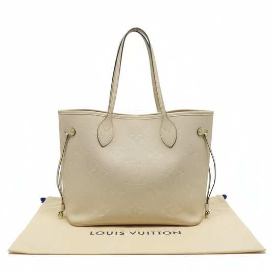 $2710 Louis Vuitton Monogram Giant Empreinte Neverfull MM