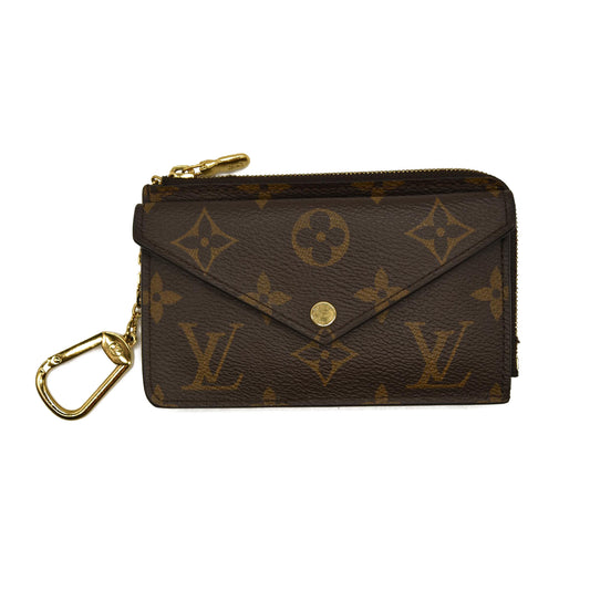 Louis Vuitton Monogram Recto Verso Card Holder Black