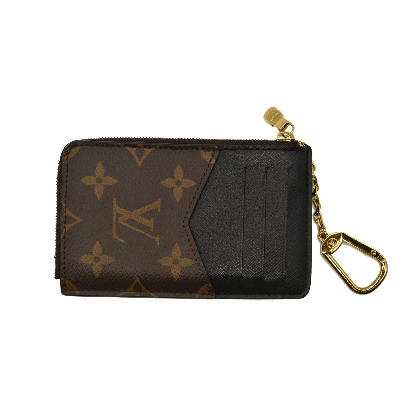 Louis Vuitton Monogram Recto Verso Card Holder Black