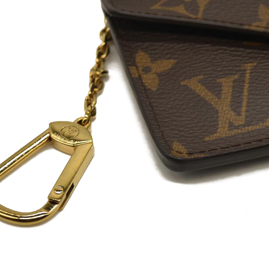 Louis Vuitton Monogram Recto Verso Card Holder Black