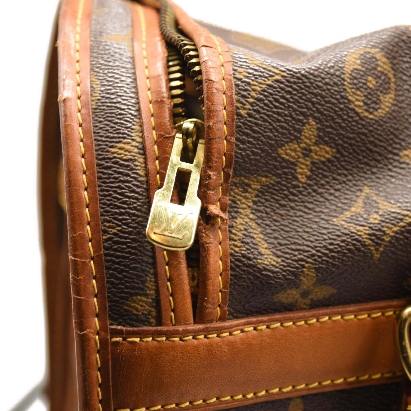 LOUIS VUITTON Monogram Sac Chien 40 Pet Carrier