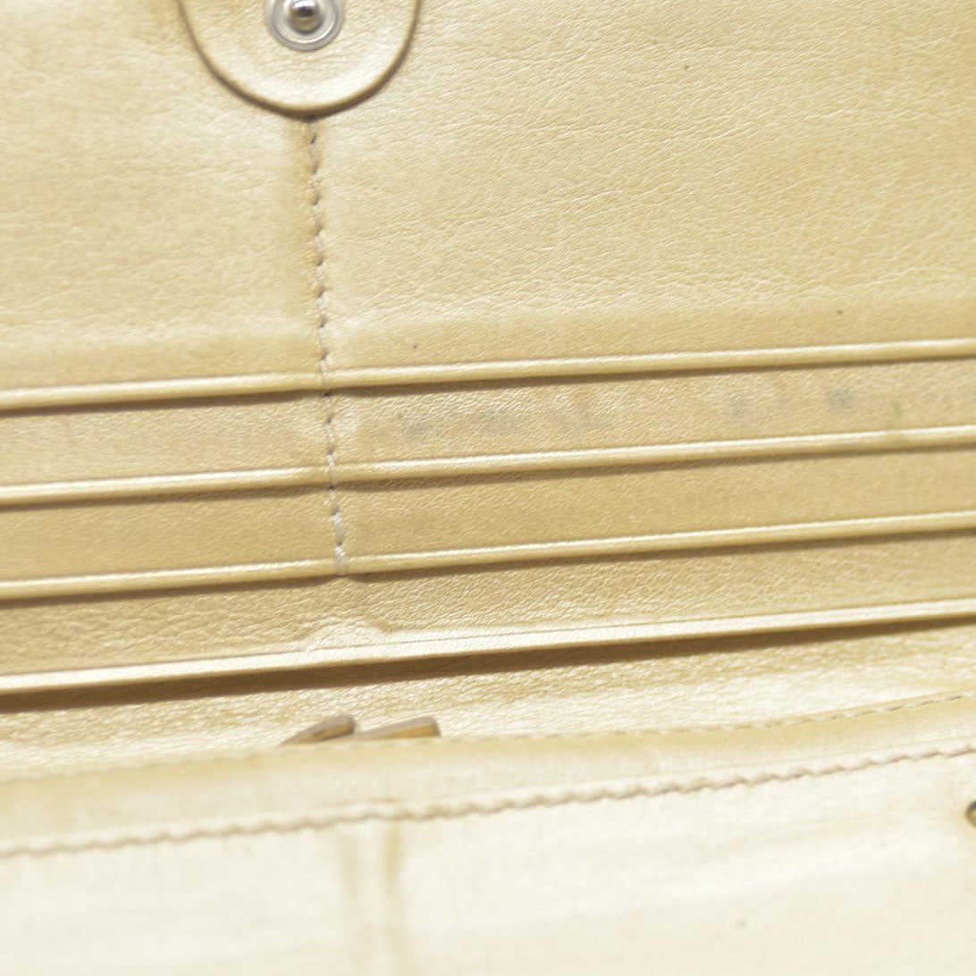 Chloe Paddington Leather Long Bifold Wallet Gold