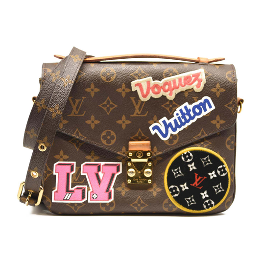 LOUIS VUITTON Monogram Patches Pochette Metis