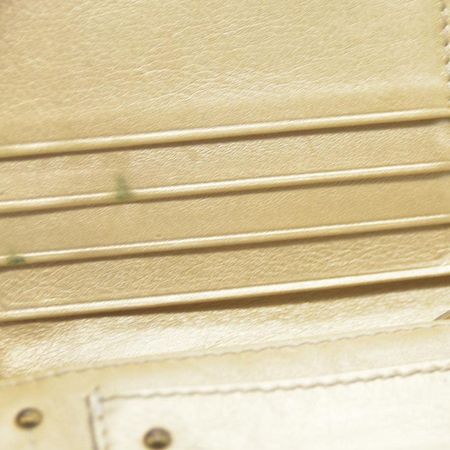 Chloe Paddington Leather Long Bifold Wallet Gold