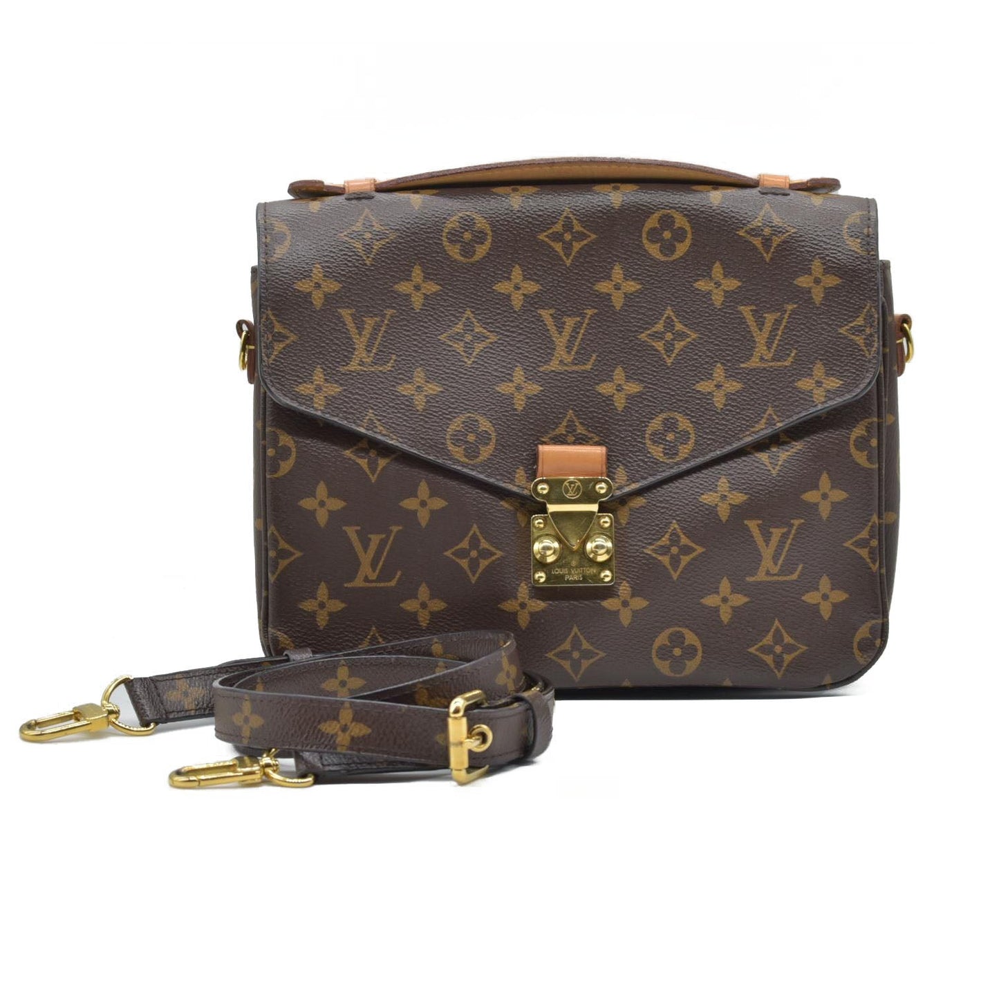 $2750 2018 Louis Vuitton  Monogram Pochette Metis PL2188