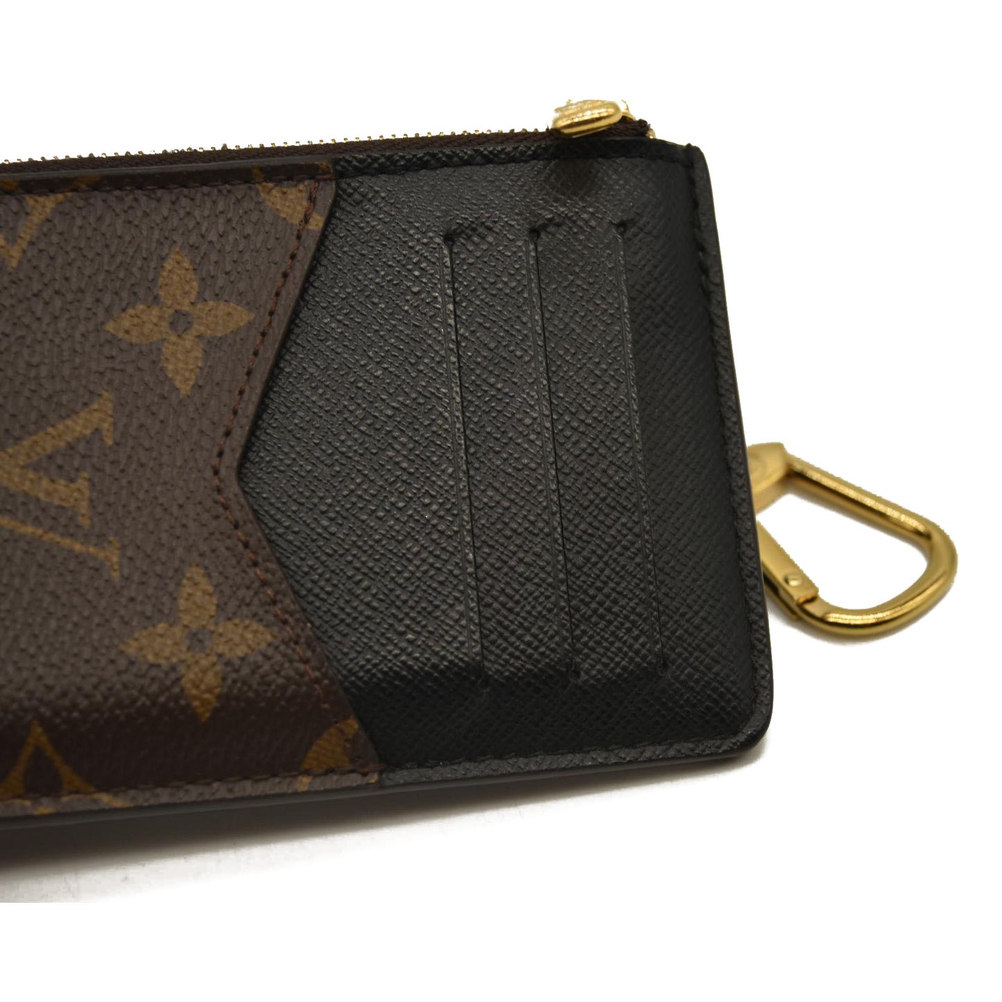 Louis Vuitton Monogram Recto Verso Card Holder Black