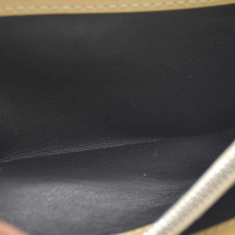 Chloe Paddington Leather Long Bifold Wallet Gold