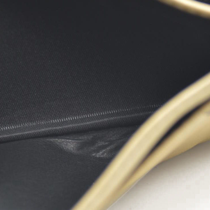 Chloe Paddington Leather Long Bifold Wallet Gold