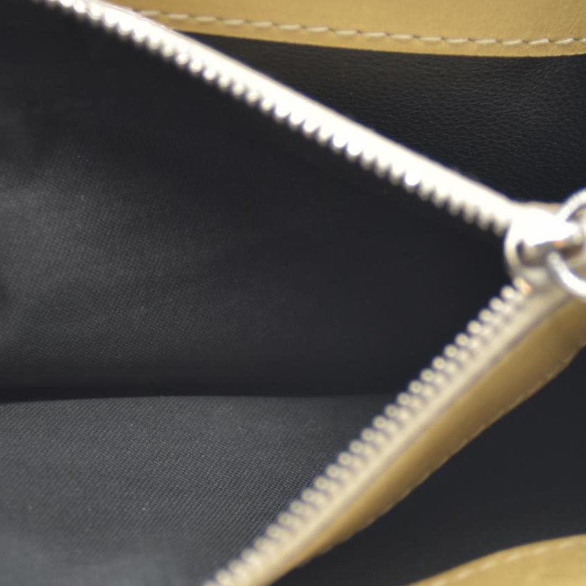 Chloe Paddington Leather Long Bifold Wallet Gold