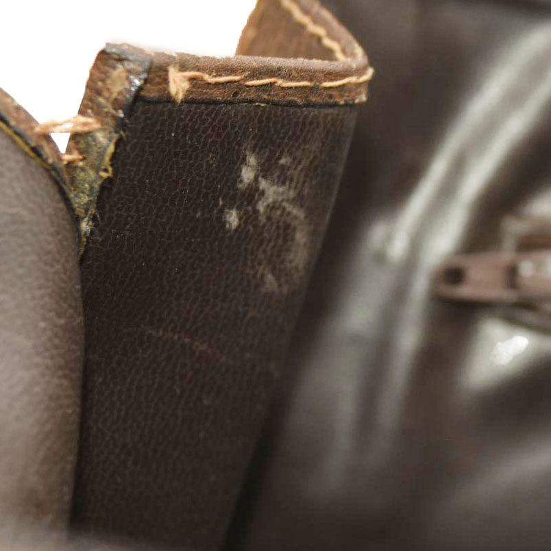 Vintage GUCCI GG Logo PVC Clutch Bag Beige