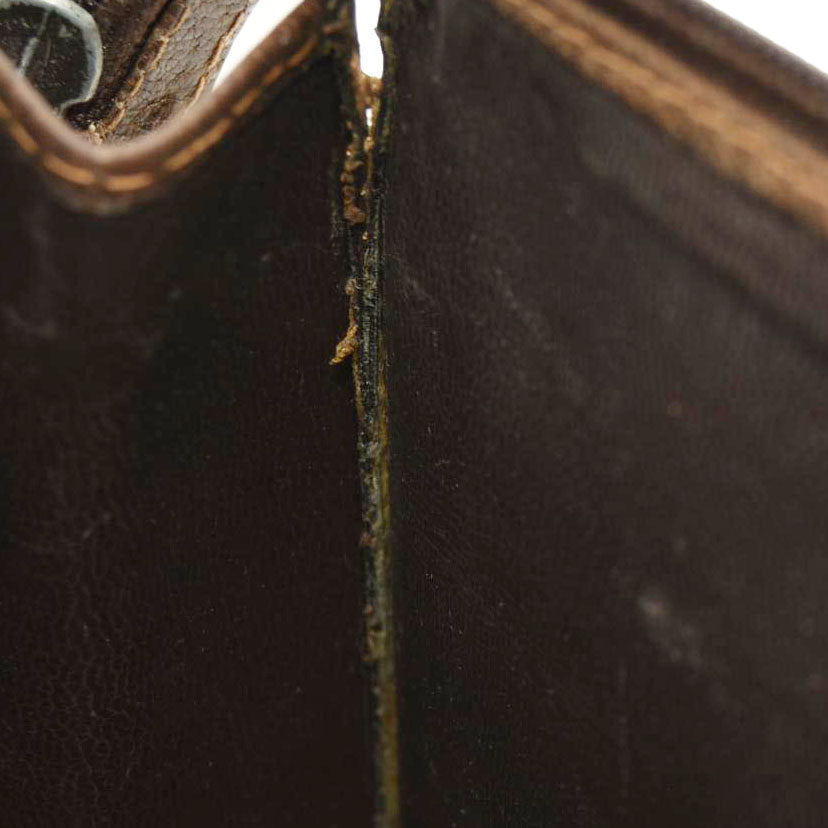 Vintage GUCCI GG Logo PVC Clutch Bag Beige