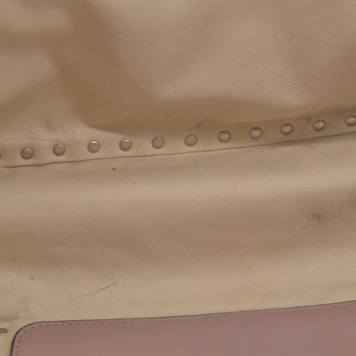 $2450 Valentino Rockstud Top Handle Smalll Shoulder Bag Beige 10021132