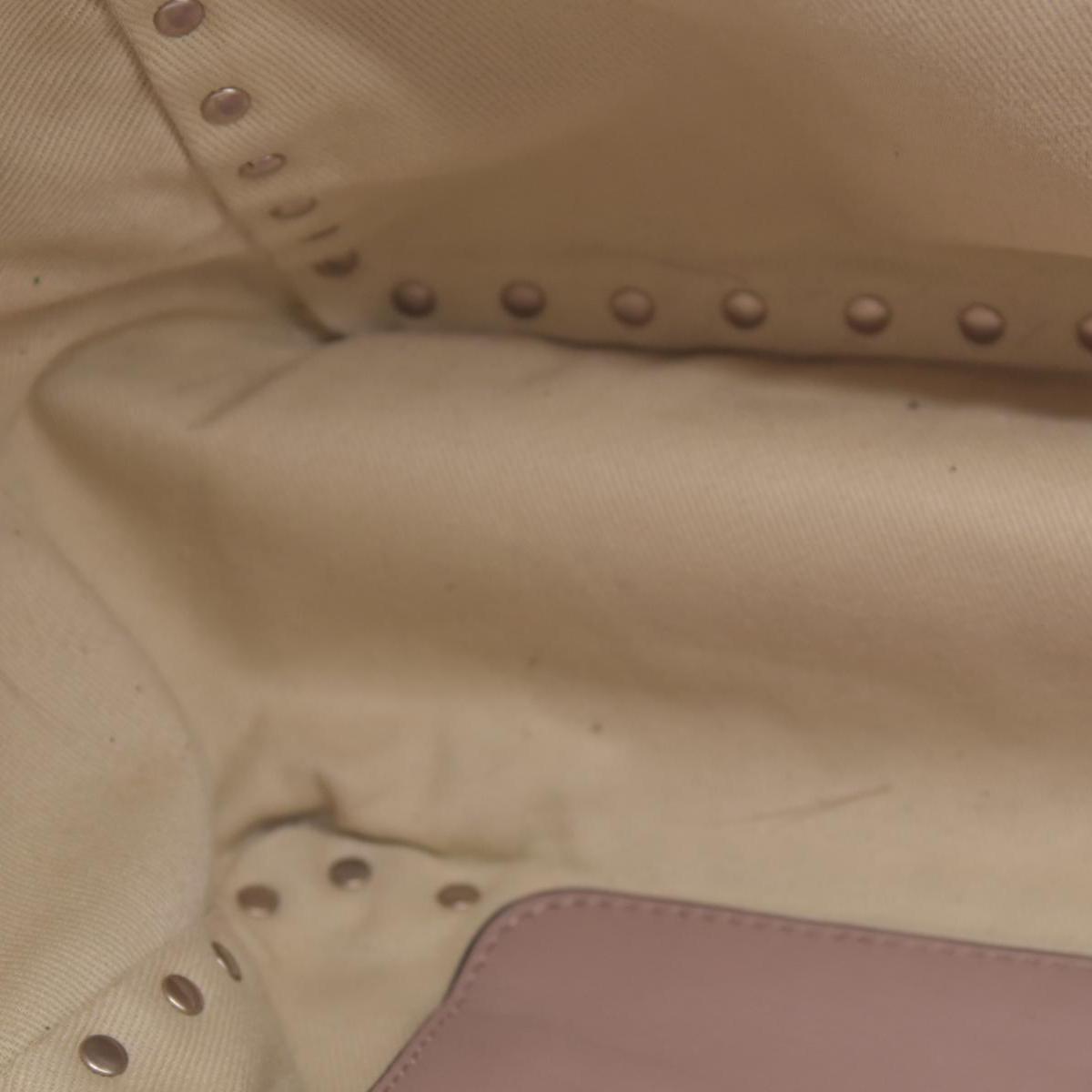 $2450 Valentino Rockstud Top Handle Smalll Shoulder Bag Beige 10021132