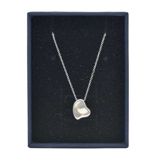 $600 Tiffany & Co. Elsa Peretti Full Heart Pendant in Sterling Silver, 9 mm CONSIGNMENT