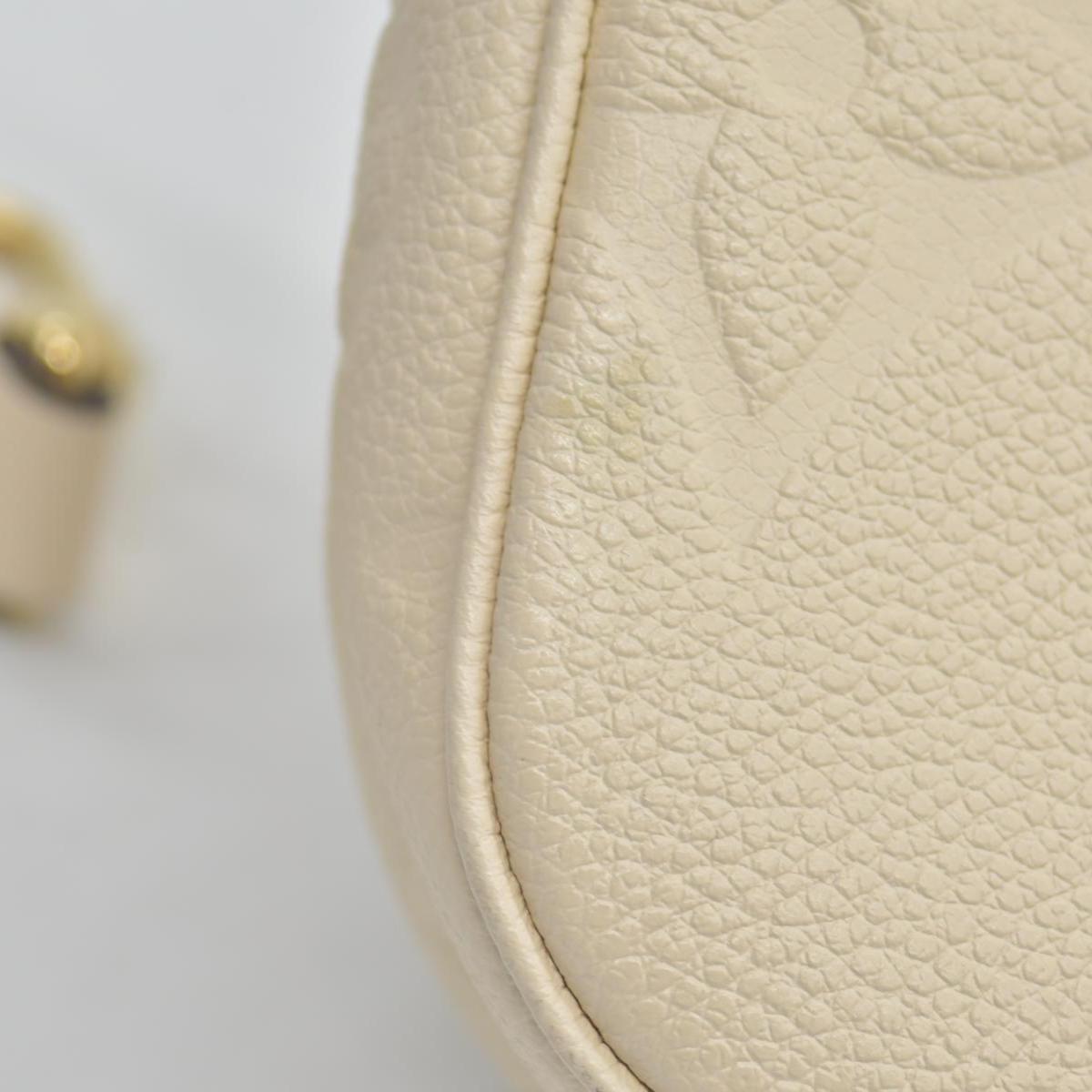 $3100 Louis Vuitton Monogram Giant Multi Pochette Accessoires Empreinte Cream