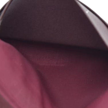 $580 Must de Cartier Leather Bifold Wallet Bordeaux