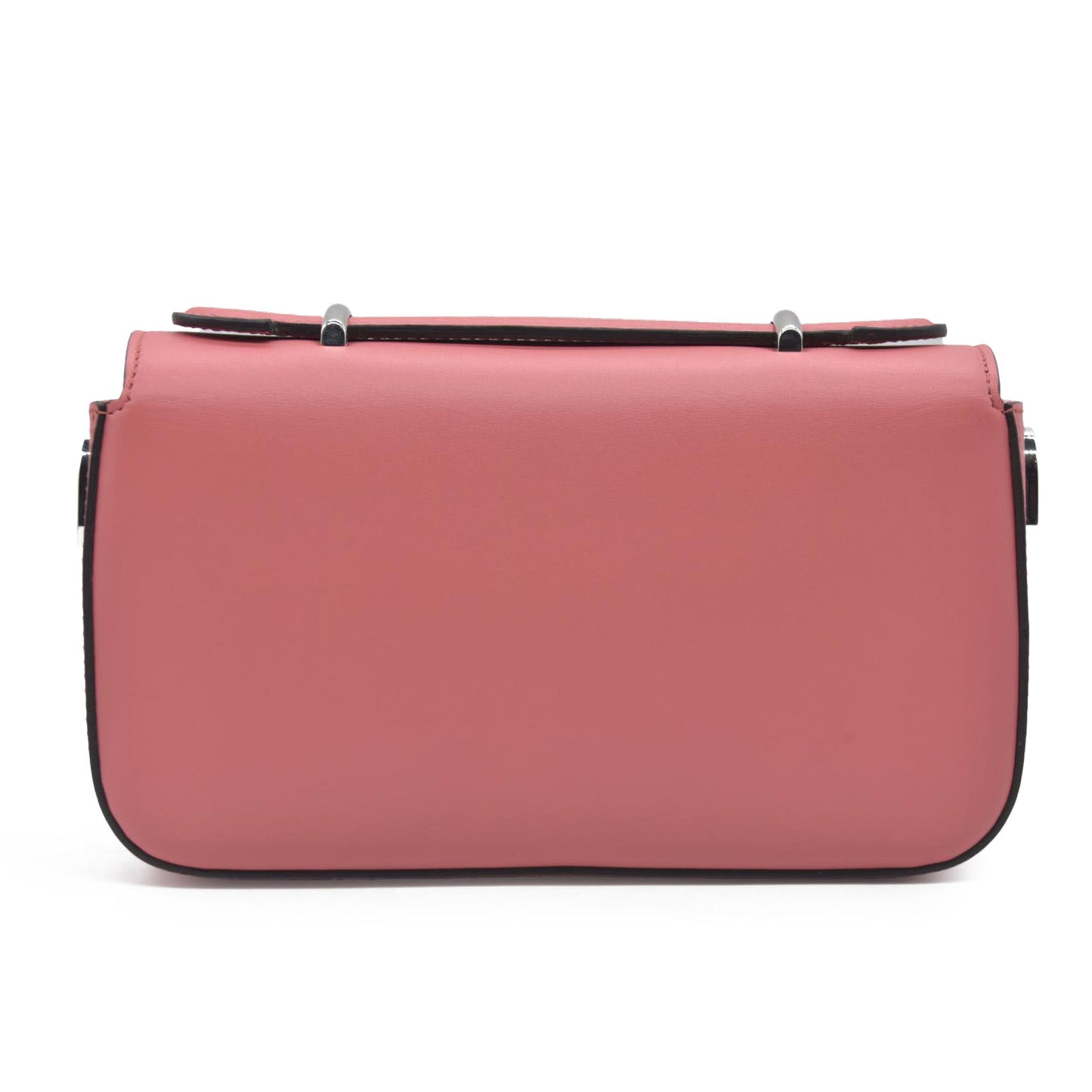 $2980 Gucci Senna Calfskin Petite GG Top Handle Shoulder Bag Pink