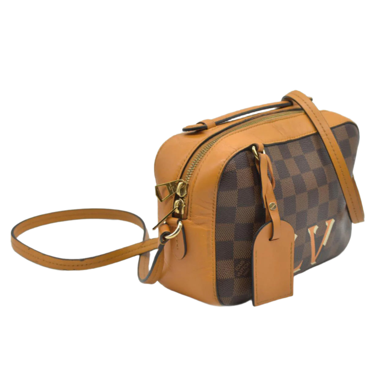 Louis Vuitton  Damier Ebene Santa Monica Safran