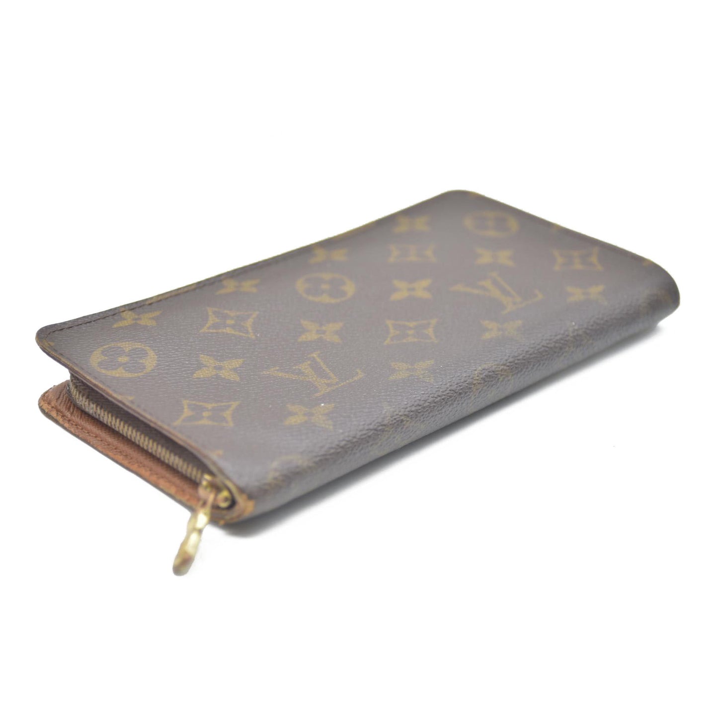 LOUIS VUITTON Monogram Porte Monnaie Zip Around Long Wallet CA0918