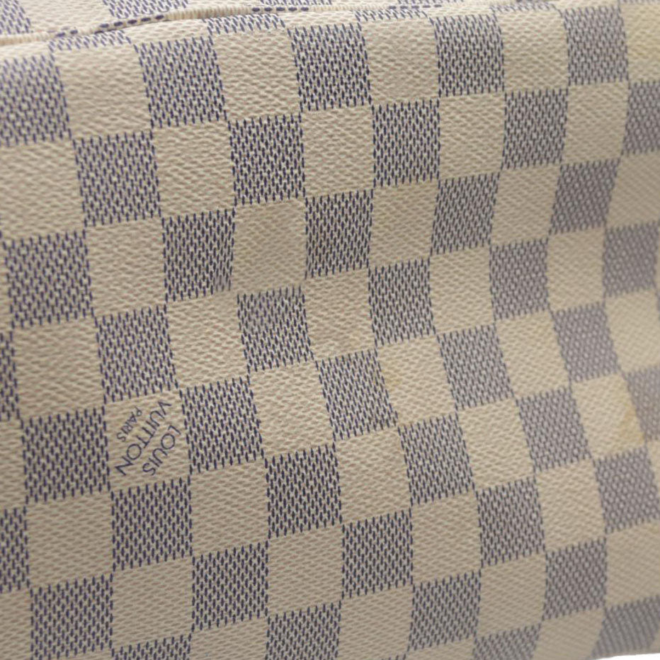 $2500 Louis Vuitton Damier Azur Braided Neverfull MM