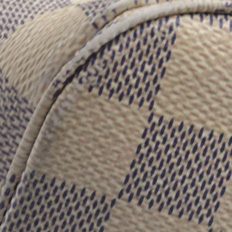 $2500 Louis Vuitton Damier Azur Braided Neverfull MM