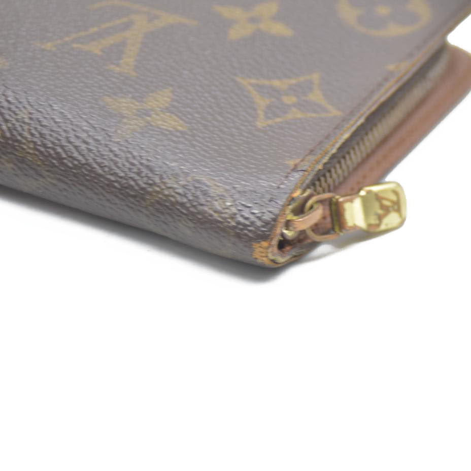 LOUIS VUITTON Monogram Porte Monnaie Zip Around Long Wallet CA0918