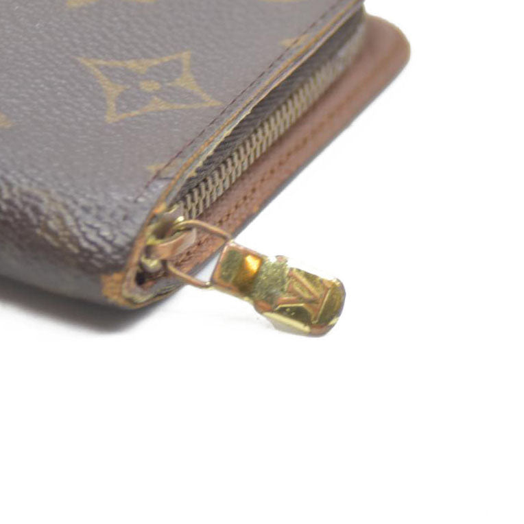 LOUIS VUITTON Monogram Porte Monnaie Zip Around Long Wallet CA0918