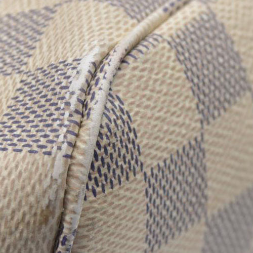 $2500 Louis Vuitton Damier Azur Braided Neverfull MM