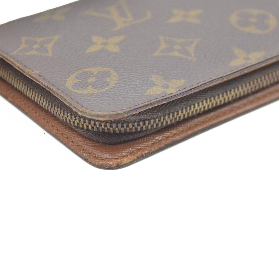 LOUIS VUITTON Monogram Porte Monnaie Zip Around Long Wallet CA0918