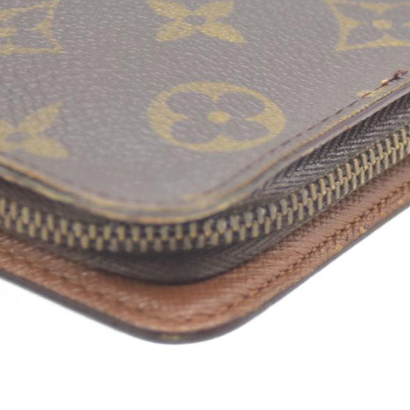 LOUIS VUITTON Monogram Porte Monnaie Zip Around Long Wallet CA0918