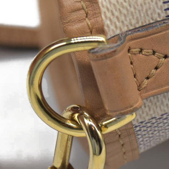 $2500 Louis Vuitton Damier Azur Braided Neverfull MM