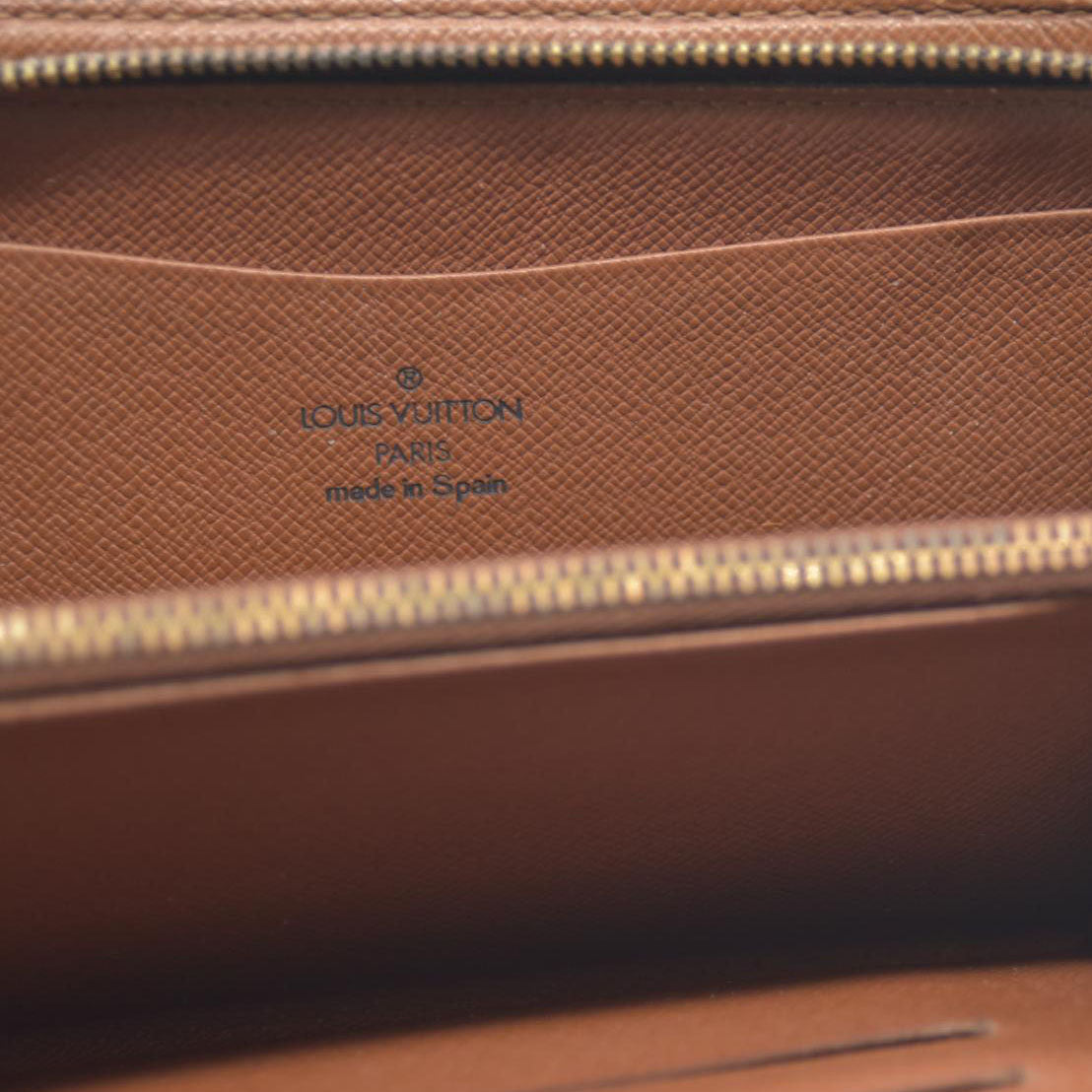 LOUIS VUITTON Monogram Porte Monnaie Zip Around Long Wallet CA0918