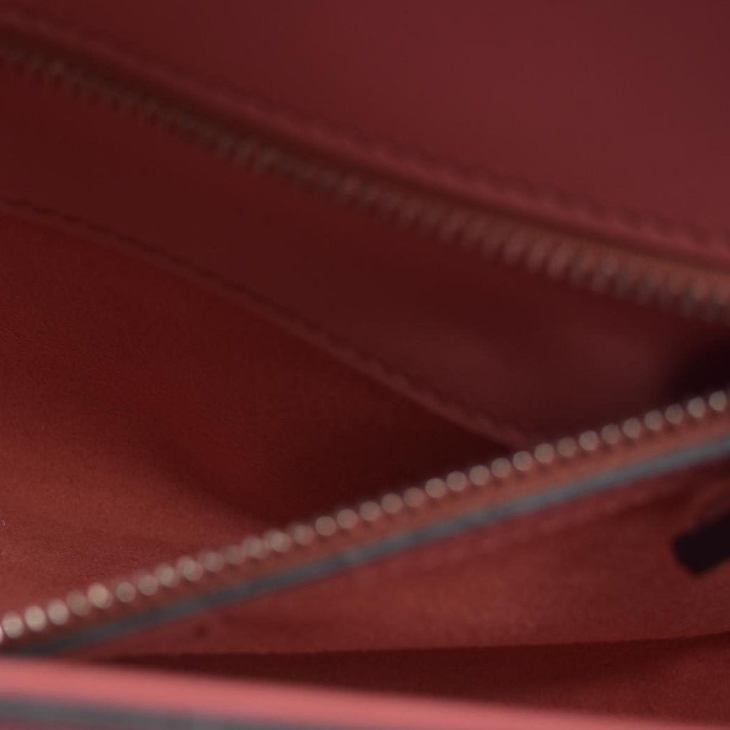 $2980 Gucci Senna Calfskin Petite GG Top Handle Shoulder Bag Pink