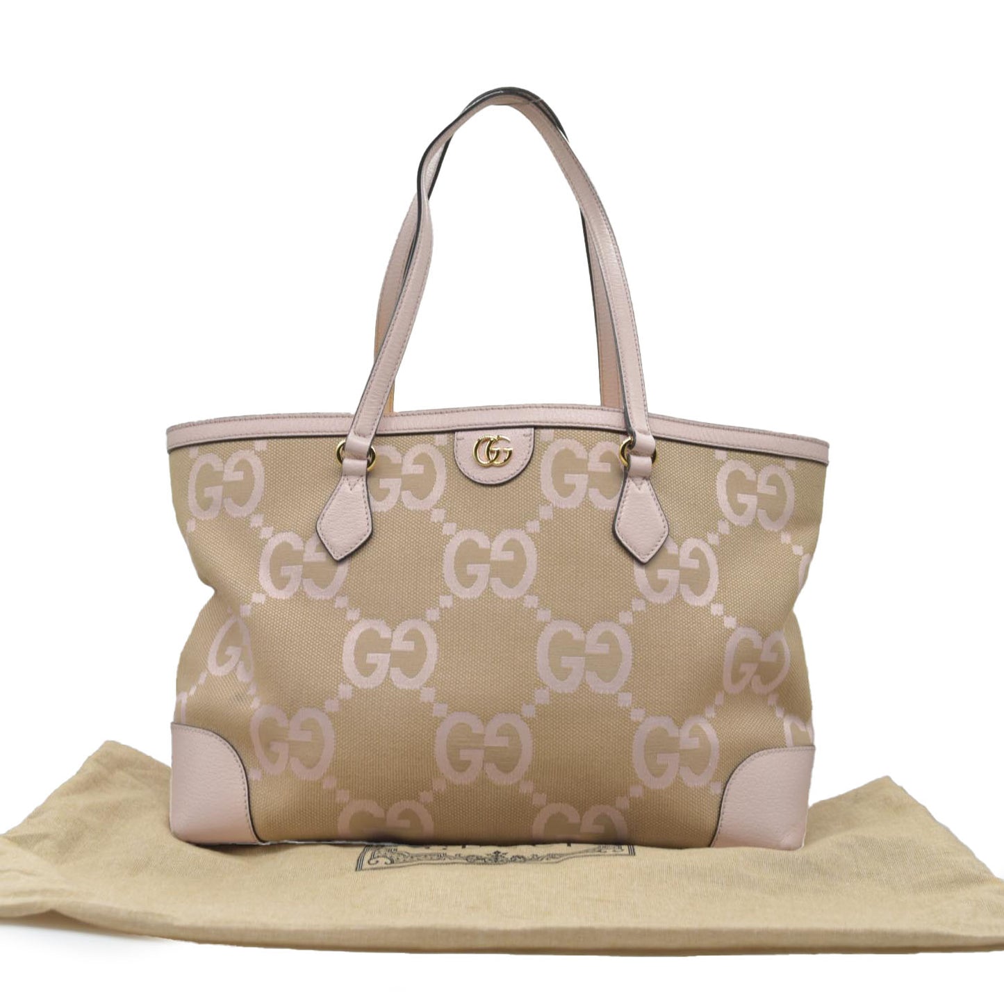 $1890 Gucci Jumbo GG Canvas Ophidia Large Shopping Tote