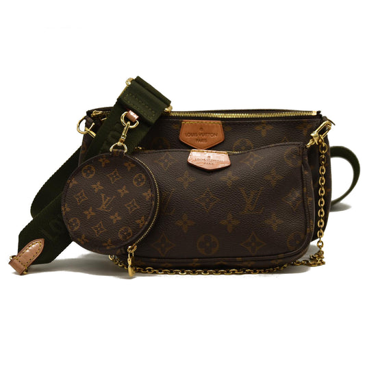 LOUIS VUITTON  Monogram Multi Pochette Accessories Kaki SD0290