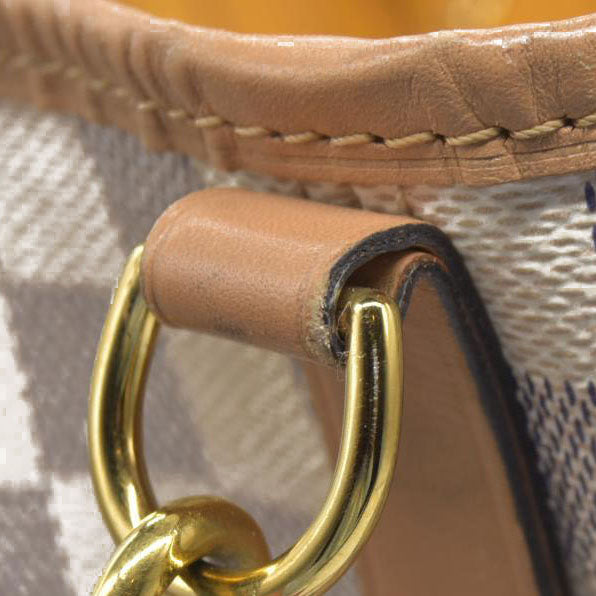$2500 Louis Vuitton Damier Azur Braided Neverfull MM
