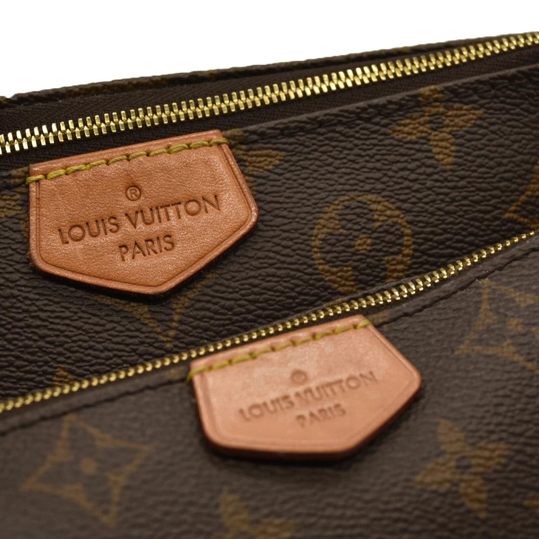 LOUIS VUITTON  Monogram Multi Pochette Accessories Kaki SD0290