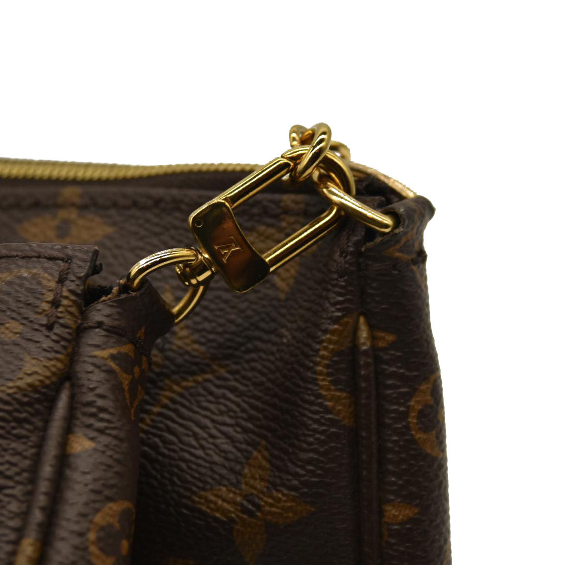 LOUIS VUITTON  Monogram Multi Pochette Accessories Kaki SD0290