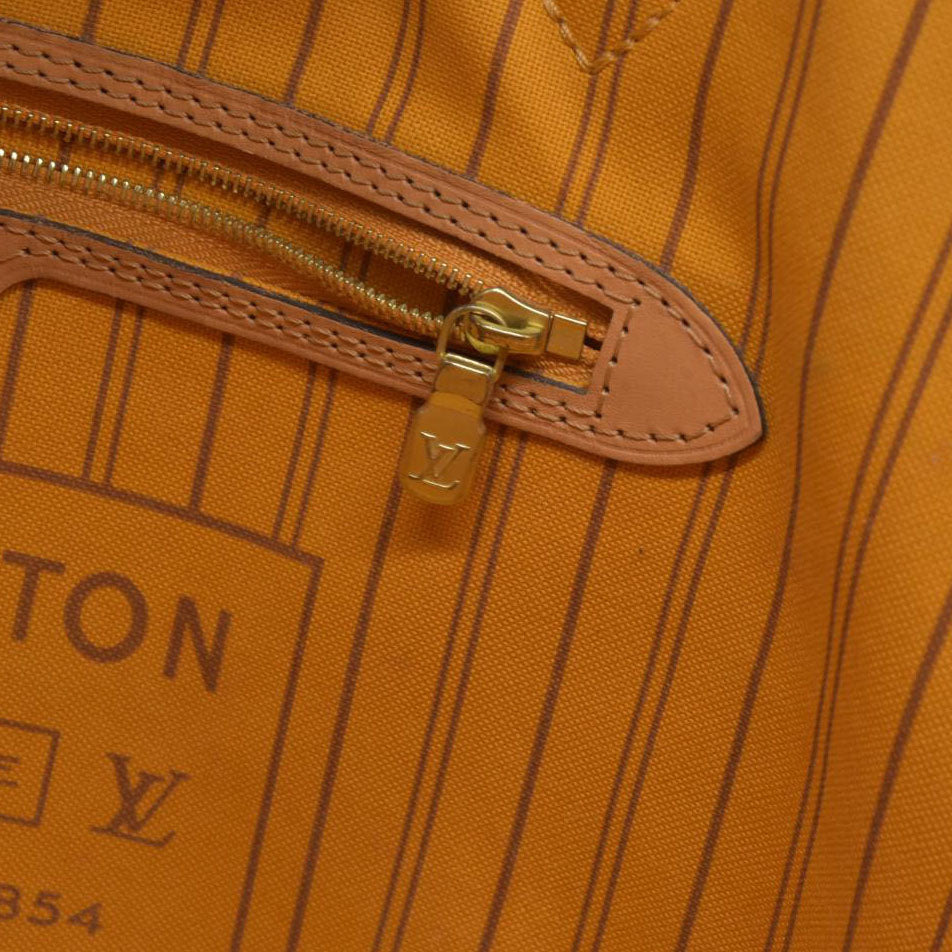 $2500 Louis Vuitton Damier Azur Braided Neverfull MM