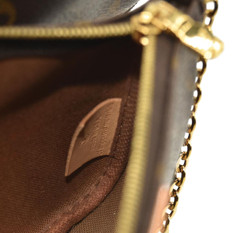 LOUIS VUITTON  Monogram Multi Pochette Accessories Kaki SD0290