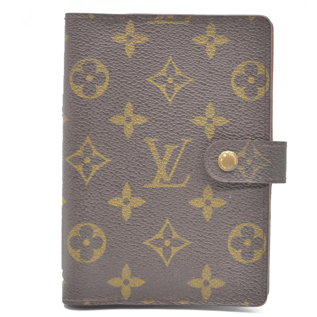 LOUIS VUITTON Monogram Agenda PM Day Planner Notebook Cover CA0030 AUCTION $495