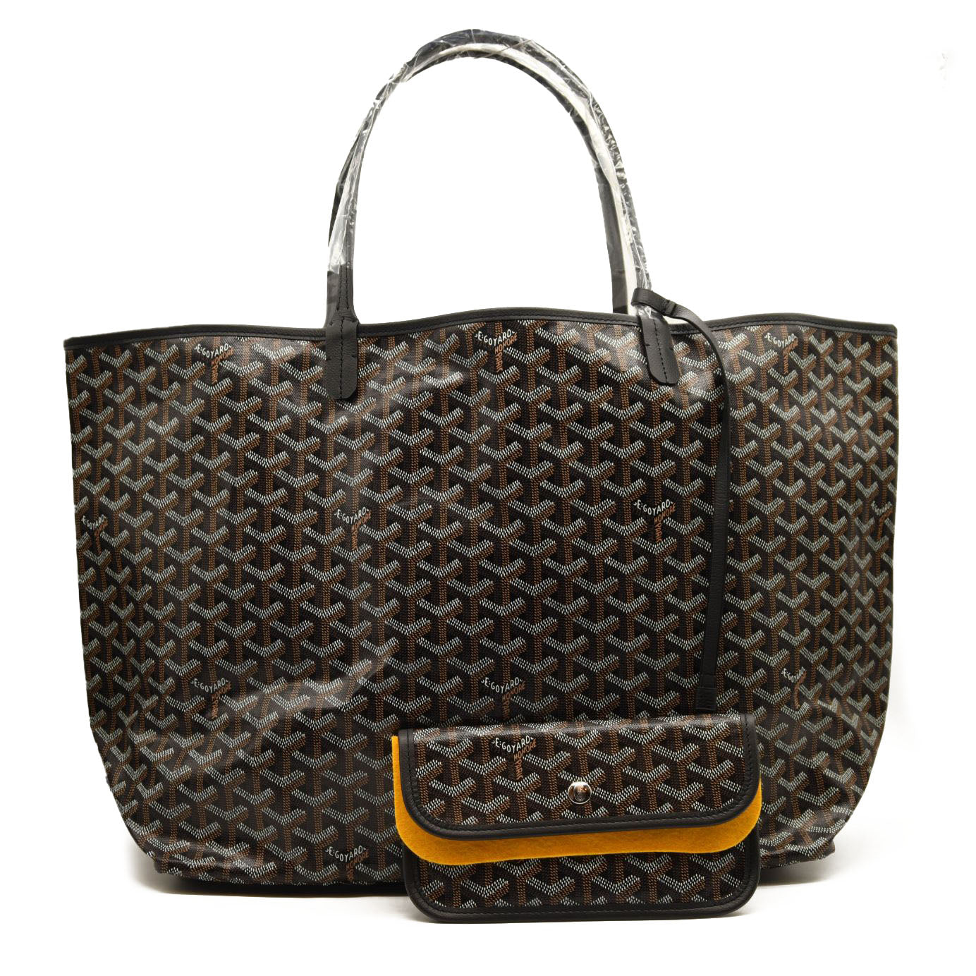 NEW GOYARD Goyardine Saint Louis GM Black